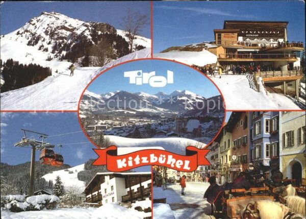 Kitzbuehel Tirol Schizentrum Wintersportplatz Hahnenkamm