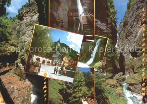 St Johann Pongau Liechtensteinklamm Schlucht Wasserfall