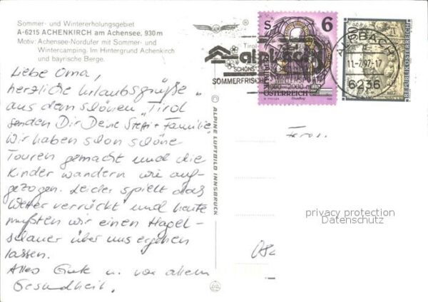 Achenkirch Pfarrkirche Ortszentrum Fliegeraufnahme – Bild 2