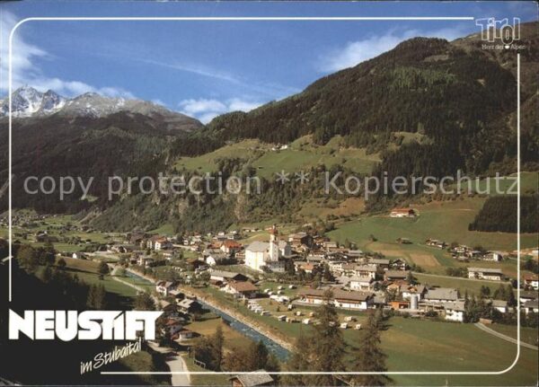 Neustift Stubaital Tirol Panorama Ferienort Alpen