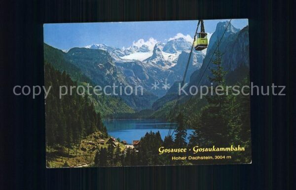Gosau Oberoesterreich Gosausee Gosaukammbahn König Dachstein