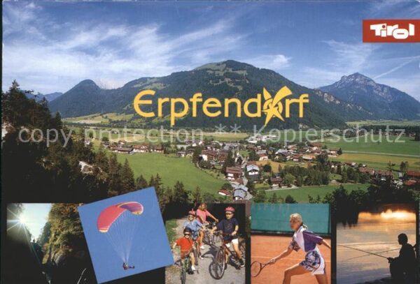 Erpfendorf Gesamtansicht mit Kitzbüheler Alpen Gle
