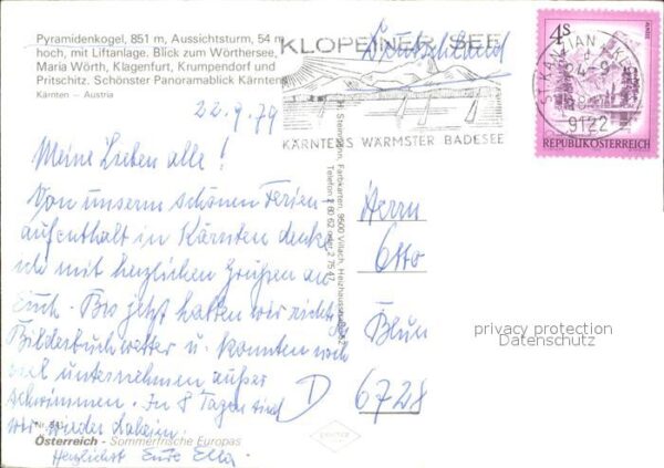 Maria Woerth Woerthersee Pyramidenkogel Aussichtsturm Panoramabl – Bild 2