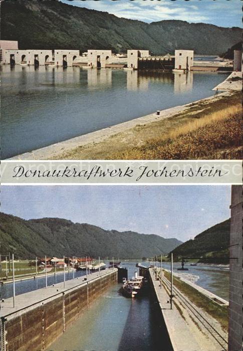 Jochenstein Niederbayern Donaukraftwerk Wehranlage Schleuse