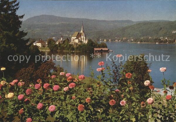 Maria Woerth Woerthersee Blumen Kirche