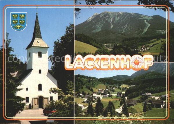 Lackenhof Gaming Kirche Panorama Ötscher Ybbstaler Alpen