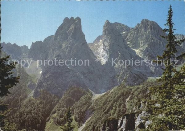 Wilder Kaiser Blick vom Feldberg auf Predigtstuhl Geb