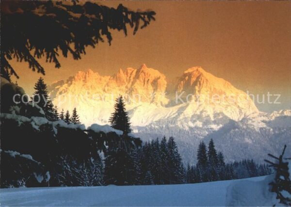 Wilder Kaiser Winterstimmung in den Bergen