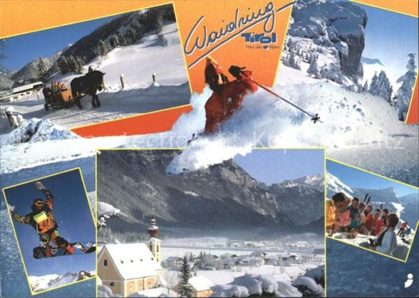 Waidring Tirol Winterimpressionen Wintersportplatz Kai