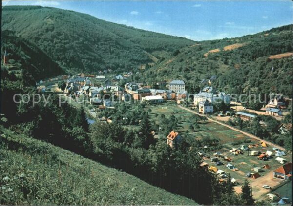 Vianden Vue generale et Camping
