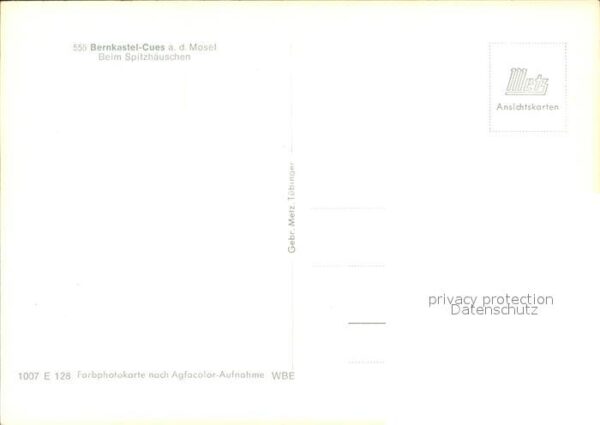 Bernkastel-Kues Partie beim Spitzhäuschen Fachwerkhäuse – Bild 2