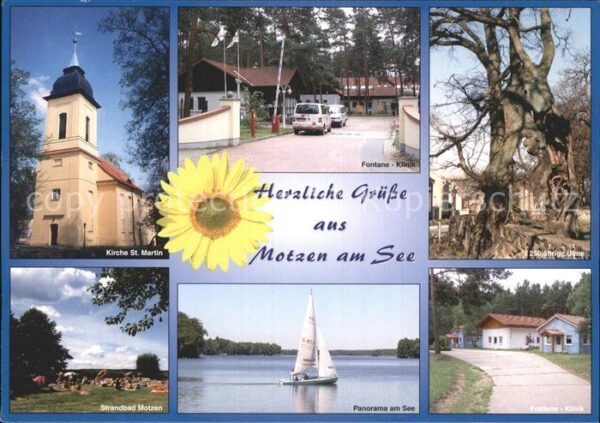 Motzen Mittenwalde Mark Fontane Klinik Kirche 250jährige Ulme S