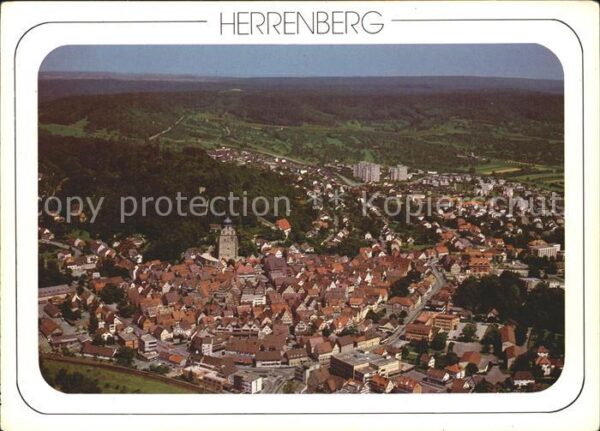 Herrenberg Gaeu Fliegeraufnahme