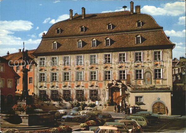 Lindau Bodensee Patrizierbau Kawatzen am Marktplatz Sta