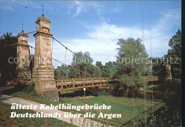 Langenargen Bodensee Älteste Kabelhängebrücke Deutschlands ü