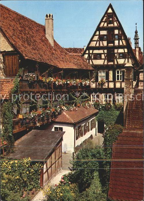 Dinkelsbuehl Hezelhof Fachwerkhaus 1000jährige Stadt