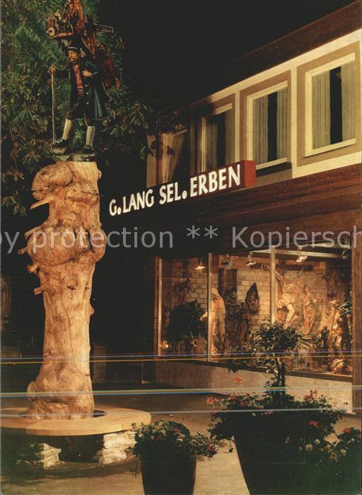 Oberammergau Kraxenträger Neuer Laden Firma Lang sel