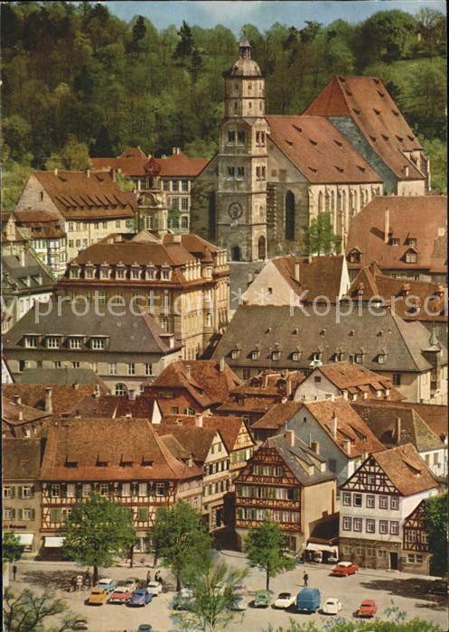 Schwaebisch Hall Mittelalterlicher Stadtkern Haalplatz R