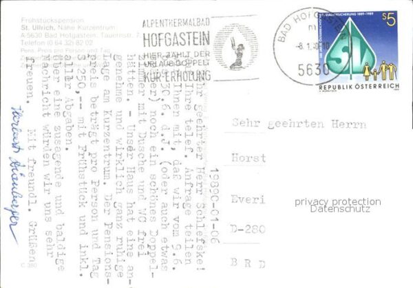 Bad Hofgastein Pension St Ullrich – Bild 2