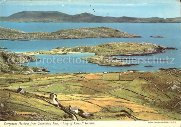 Derrynane Harbour from Coomikista Pass Ring of Ke