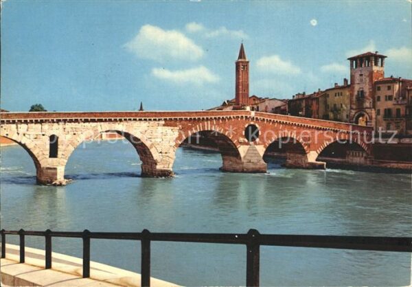 Verona Veneto Il Ponte della Pietra Brücke