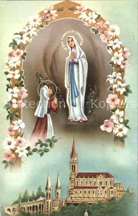 Religion Lourdes Apparition Basilique