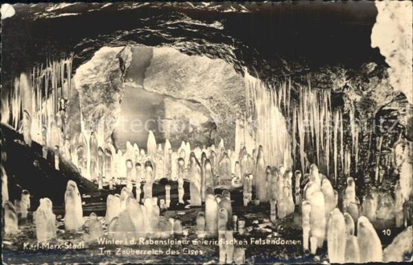Hoehlen Caves Grottes Karl-Marx-Stadt Rabensteiner Felsendome