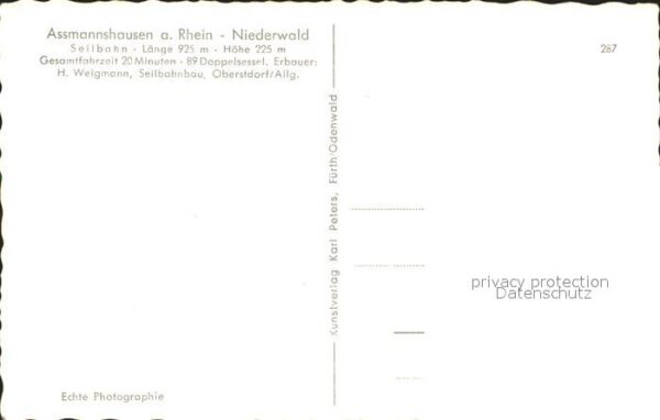 Sessellift Assmannshausen Niederwald – Bild 2