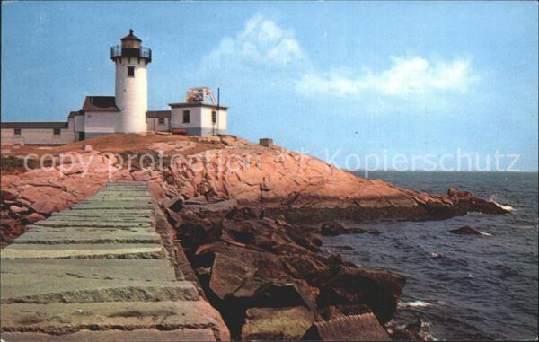 Leuchtturm Lighthouse Gloucester Eastern Point Light Breakwat