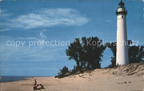 Leuchtturm Lighthouse Silver Lake Michigan