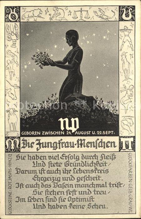 Sternzeichen Jungfrau