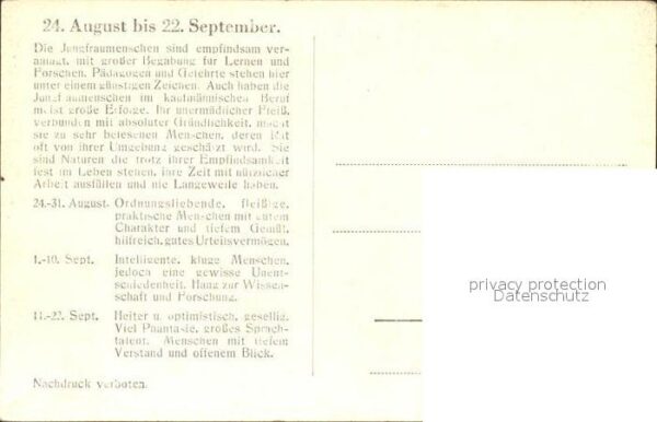 Sternzeichen Jungfrau – Bild 2