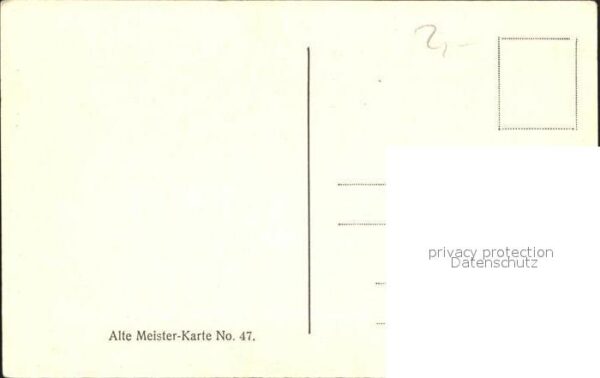 Goethe Johann Wolfgang von Künstlerkarte Stieler Alte Mesiter-Kart – Bild 2