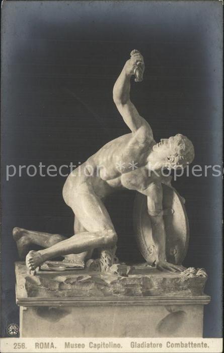 Skulpturen Gladiatore Combattente Museo Capitolino