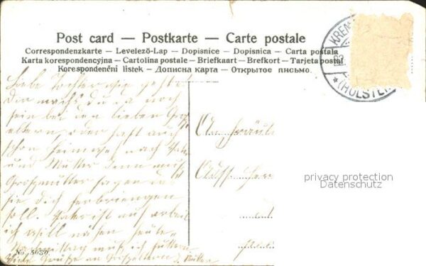 Rosen Maiglöckchen Gedicht Litho – Bild 2