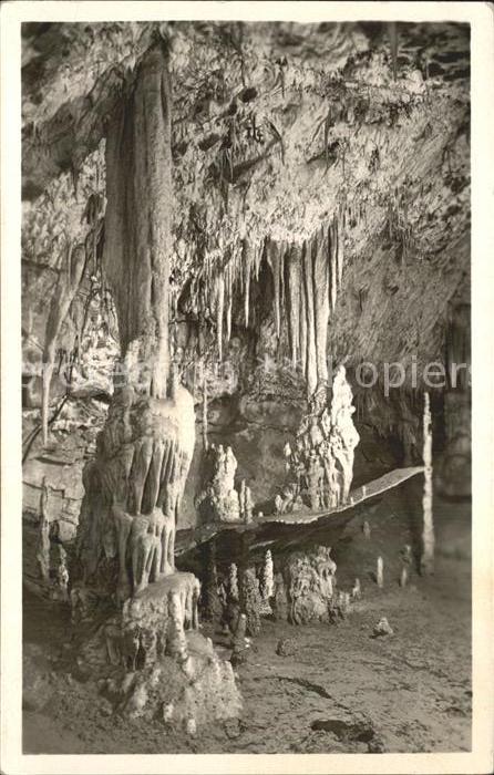 Hoehlen Caves Grottes Moravsky Kras Punkevni jeskyne