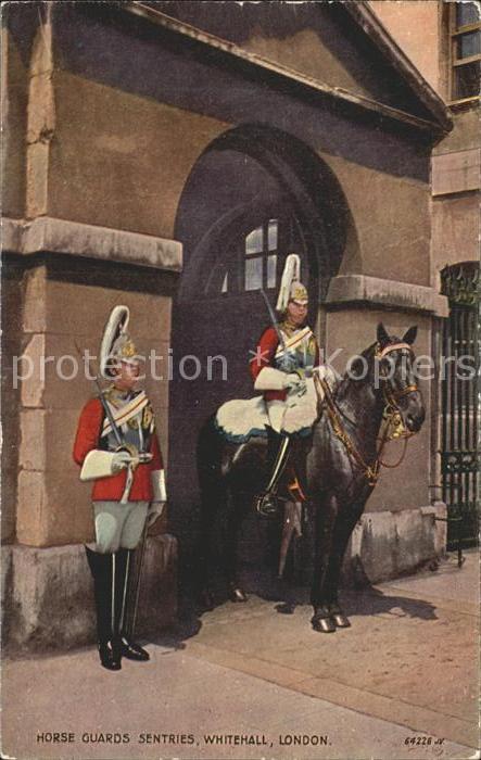 Leibgarde Wache Horse Guards Sentries Whitehall London