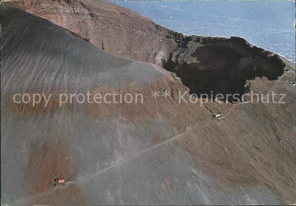 Vulkane Geysire Vulcans Geysers Napoli Cratere Vesuvio Fliegeraufnahme