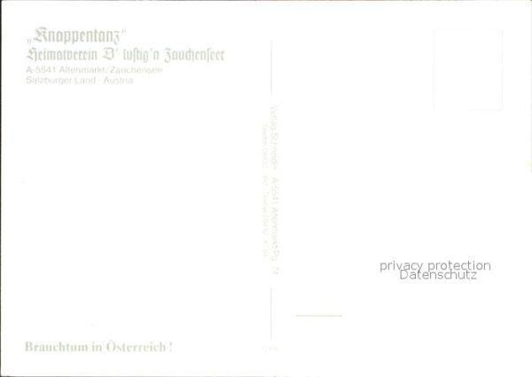 Musikanten d_ lustig'n Zauchenseer Knappentanz Alt – Bild 2