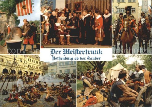 Theater Festspiel Der Meistertrunk Rothenburg o