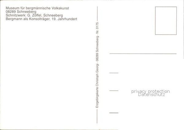 Kunsthandwerk Schnitzwerk Bergmann als Konsolträger19 – Bild 2