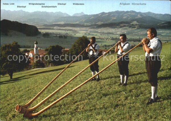 Alphorn Alphornbläser Allgäuer Hörnerkette