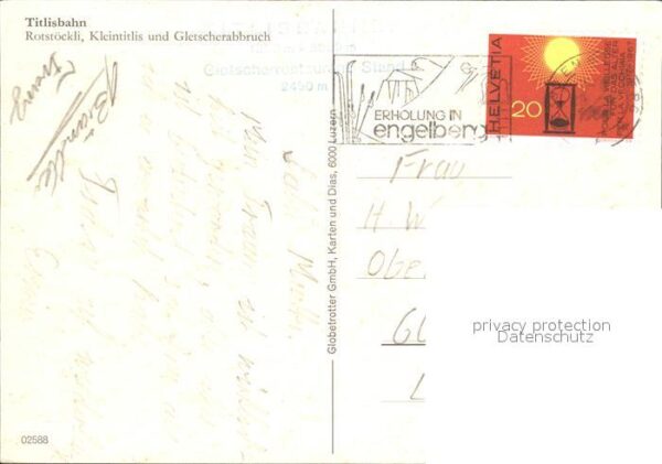 Seilbahn Titlis Rotstöckli Kleintitlis Gletscher – Bild 2