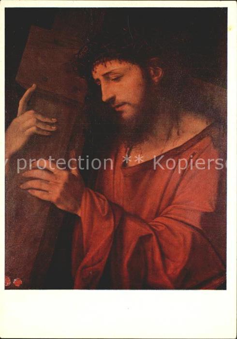 Kuenstlerkarte Bernardino Luini Kreuztragung Christi