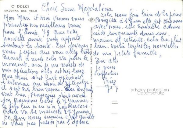 Religion Madonna del Velo Künstler C. Dolci – Bild 2