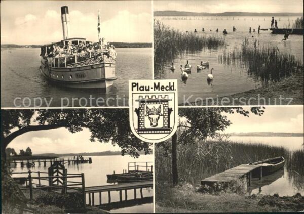 Dampfer Seitenrad Anna Plau am See