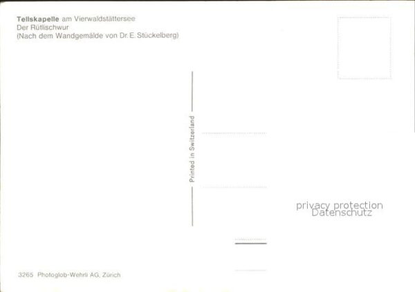 Tell Wilhelm Rütlischwur Tellskapelle Vierwaldstätte – Bild 2