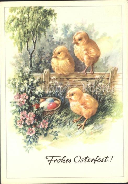 Ostern Easter Paques Küken Ostereier