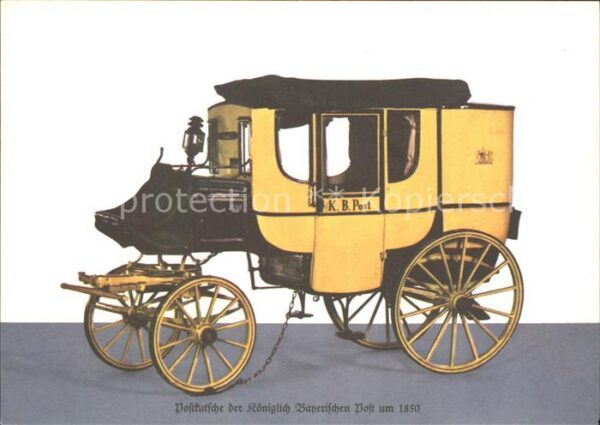 Postkutsche Königlich Bayerische Post 1850