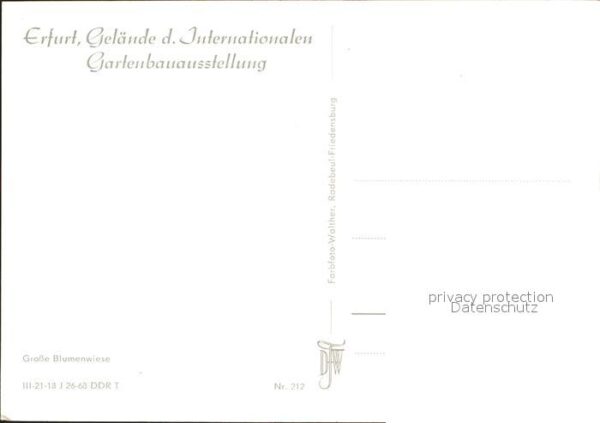Gartenbauaustellung Erfurt Grosse Blumenwiese – Bild 2